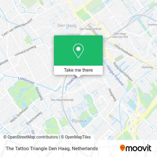 The Tattoo Triangle Den Haag map