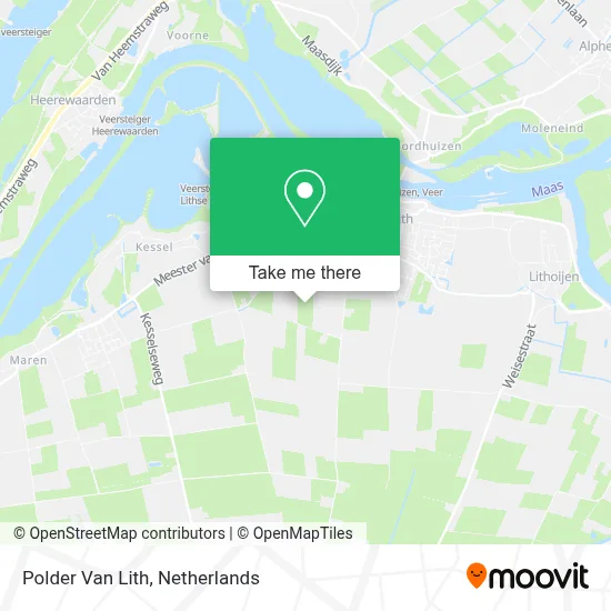 Polder Van Lith map