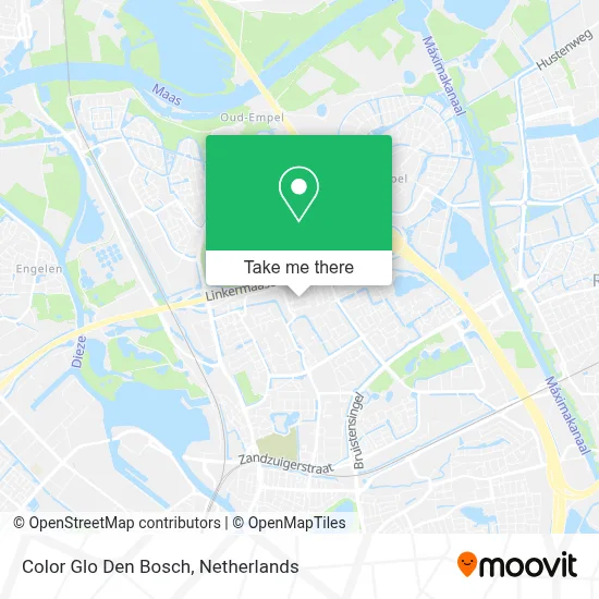 Color Glo Den Bosch Karte
