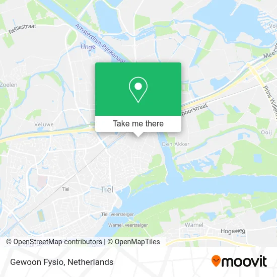 Gewoon Fysio map
