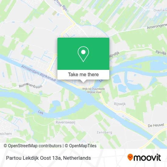 Partou Lekdijk Oost 13a map