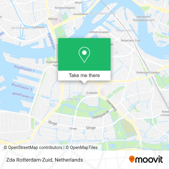 Zda Rotterdam-Zuid map