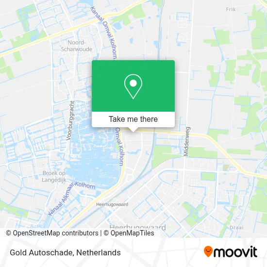 Gold Autoschade map