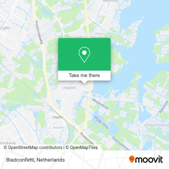 Bladconfetti map