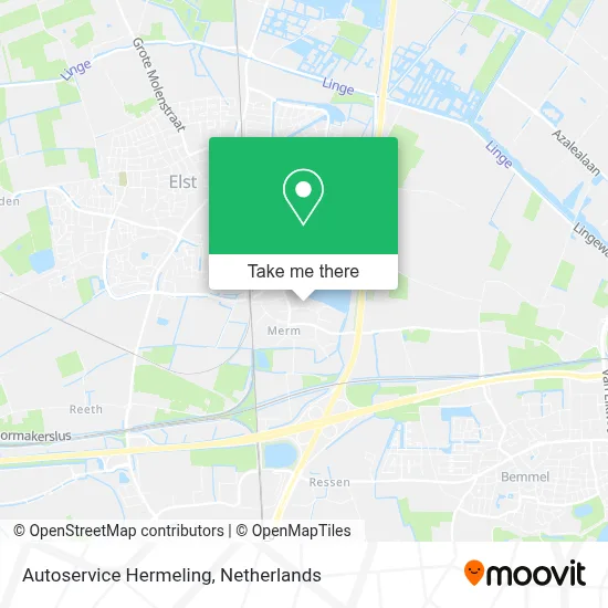 Autoservice Hermeling map