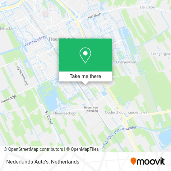 Nederlands Auto's map