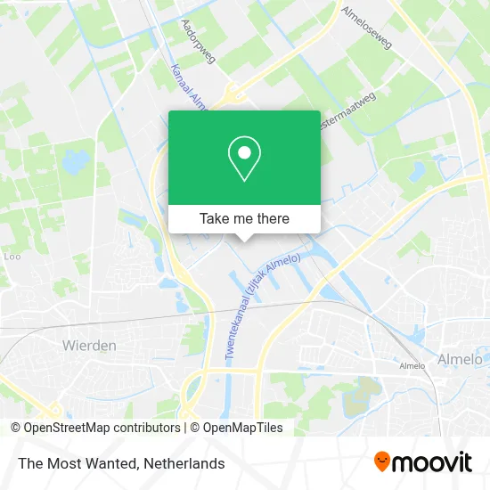 The Most Wanted map