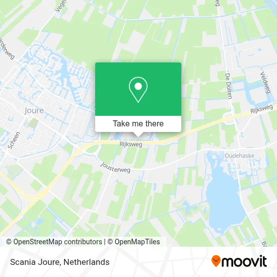 Scania Joure map