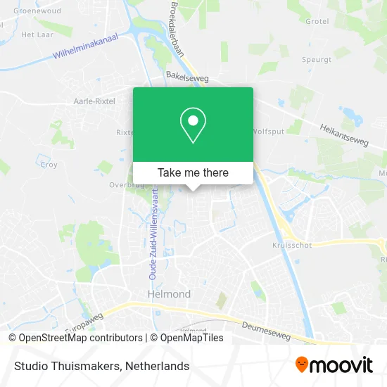 Studio Thuismakers map