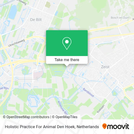 Holistic Practice For Animal Den Hoek map