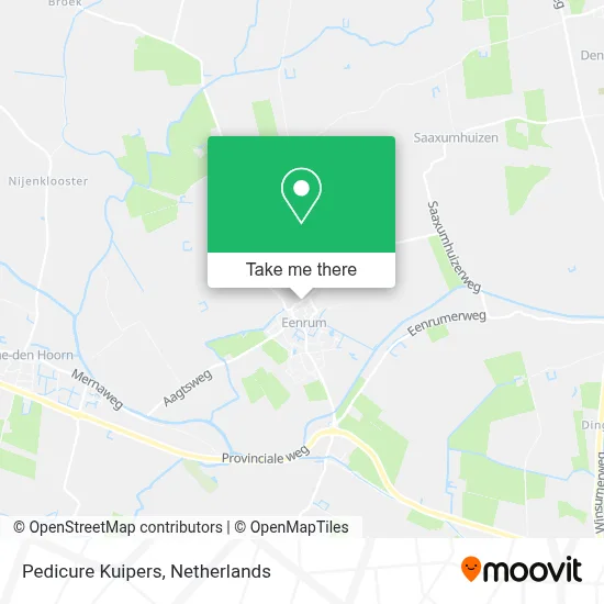 Pedicure Kuipers map