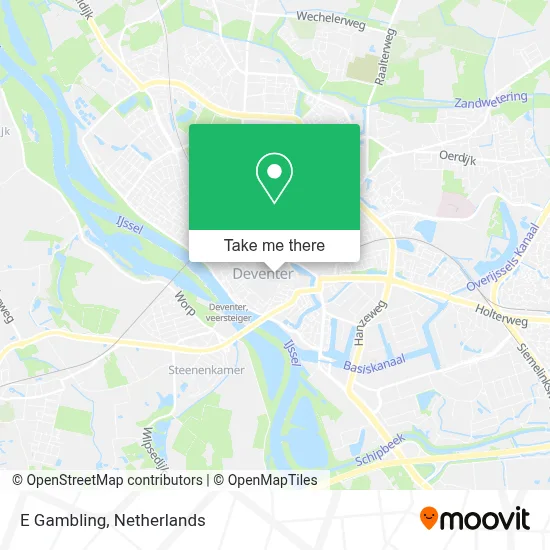 E Gambling map