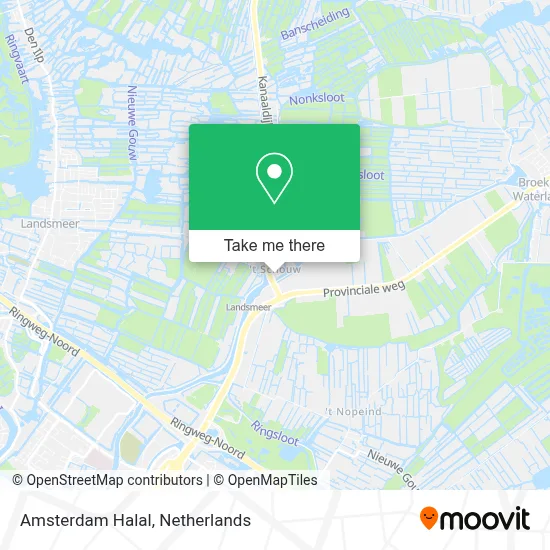 Amsterdam Halal map
