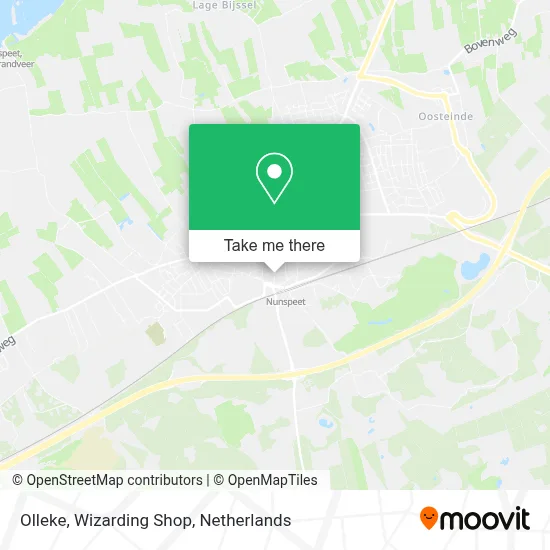 Olleke, Wizarding Shop map
