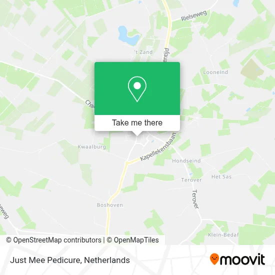 Just Mee Pedicure map
