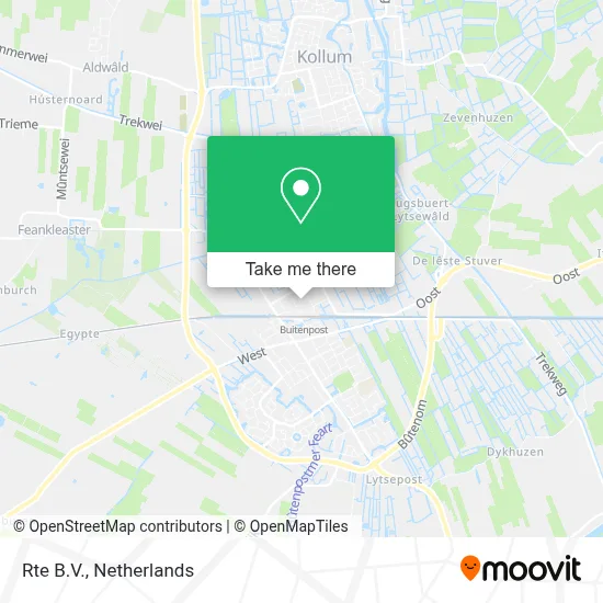 Rte B.V. map