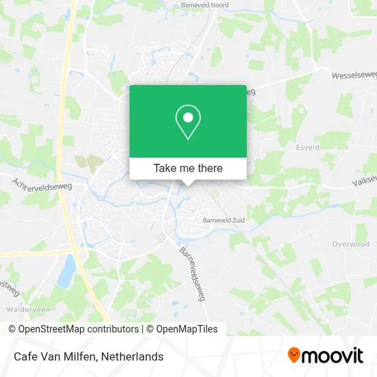 Cafe Van Milfen map
