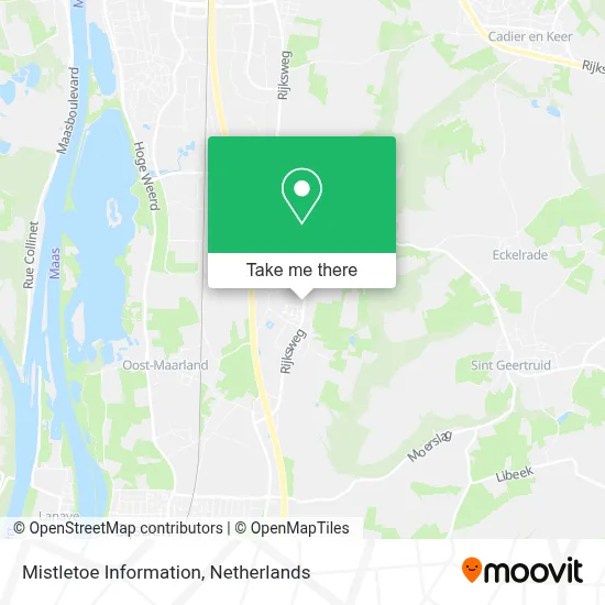 Mistletoe Information map