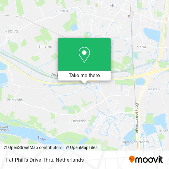 Fat Phill's Drive-Thru map