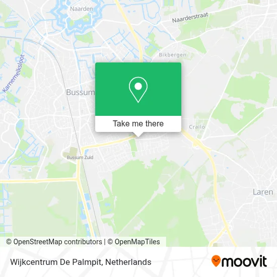 Wijkcentrum De Palmpit map