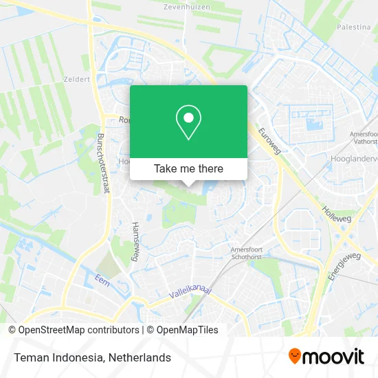 Teman Indonesia map