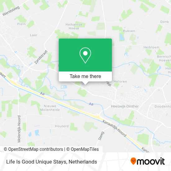 Life Is Good Unique Stays map