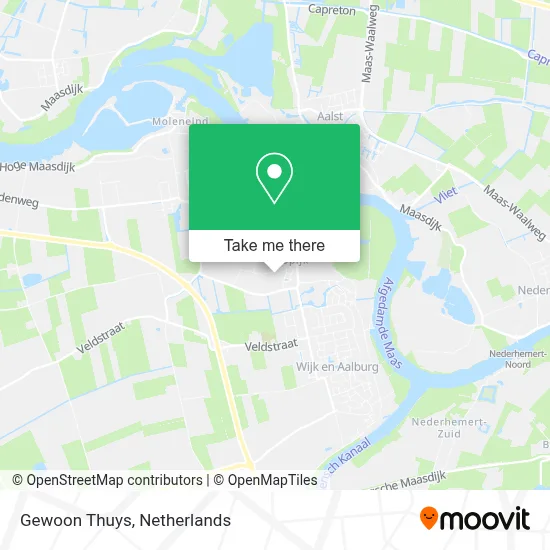Gewoon Thuys map