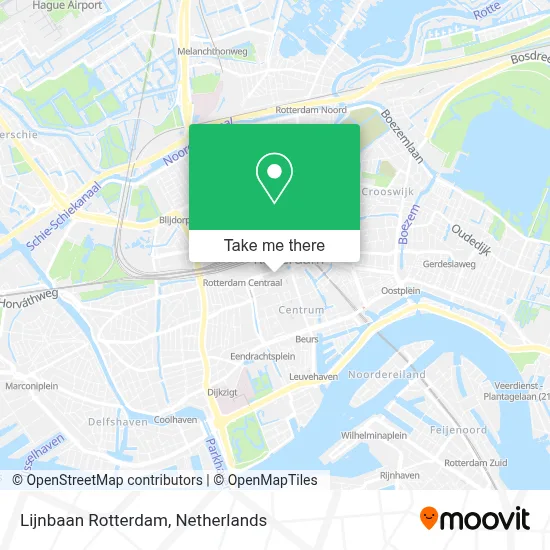Lijnbaan Rotterdam map