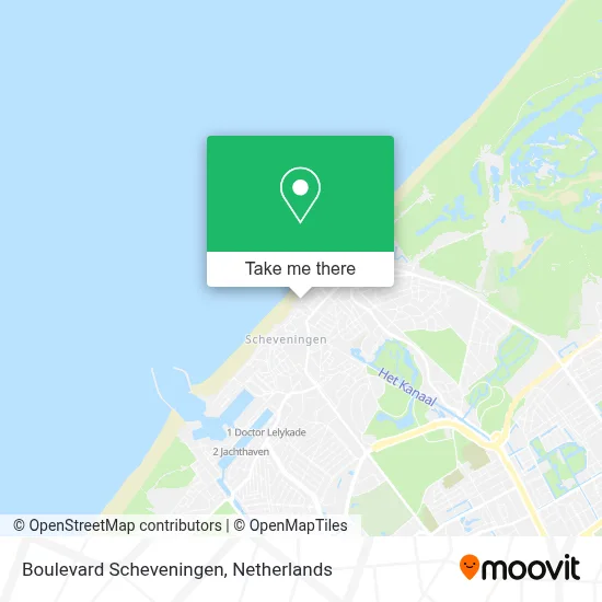 Boulevard Scheveningen map