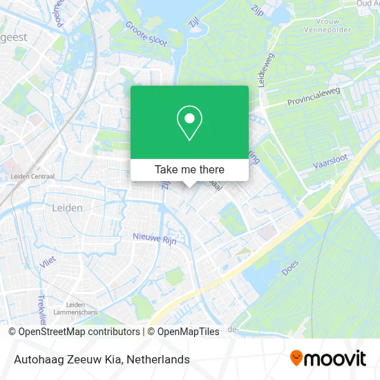 Autohaag Zeeuw Kia map