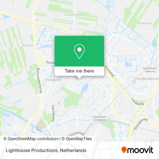 Lighthouse Productions map