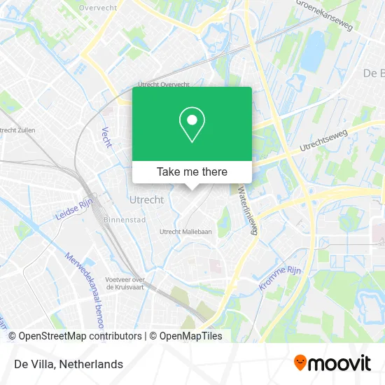 De Villa map