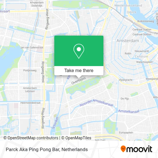 Parck Aka Ping Pong Bar map