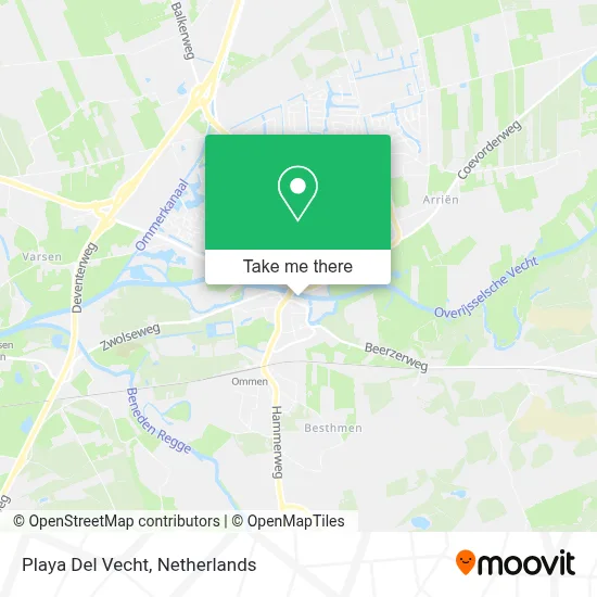 Playa Del Vecht map