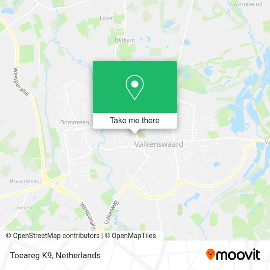 Toeareg K9 map