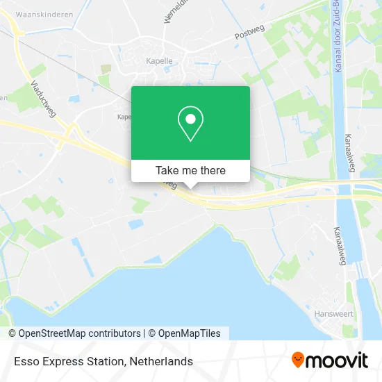 Esso Express Station map