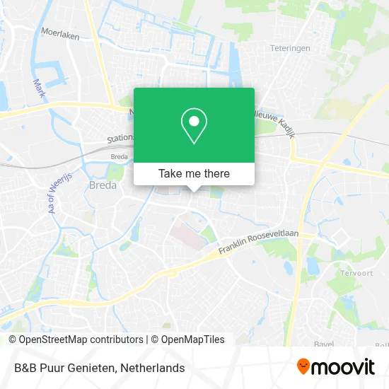B&B Puur Genieten map