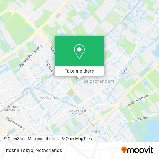 Itoshii Tokyo map