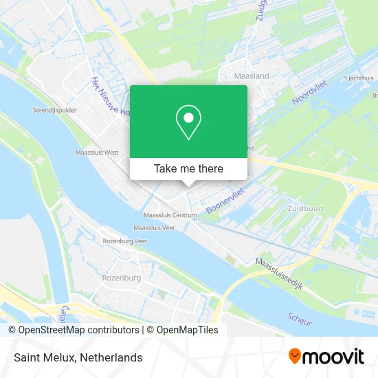 Saint Melux map