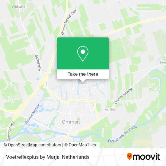 Voetreflexplus by Marja map