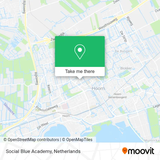 Social Blue Academy map