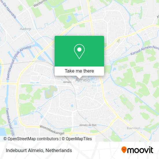 Indebuurt Almelo map