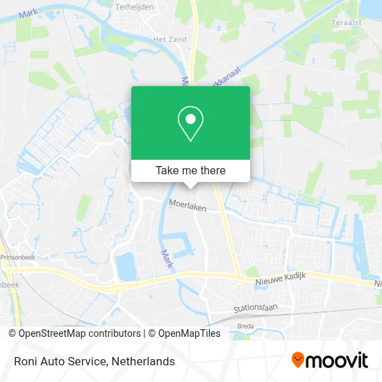 Roni Auto Service map