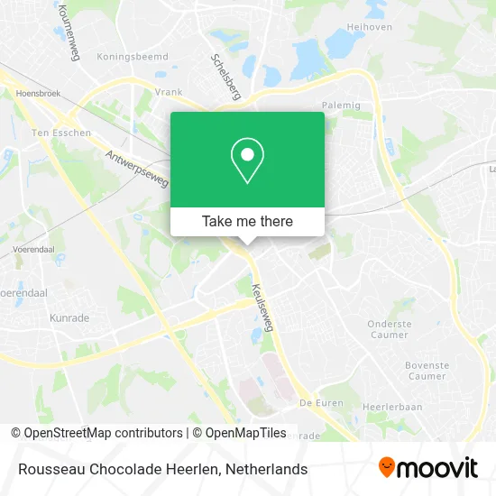 Rousseau Chocolade Heerlen map
