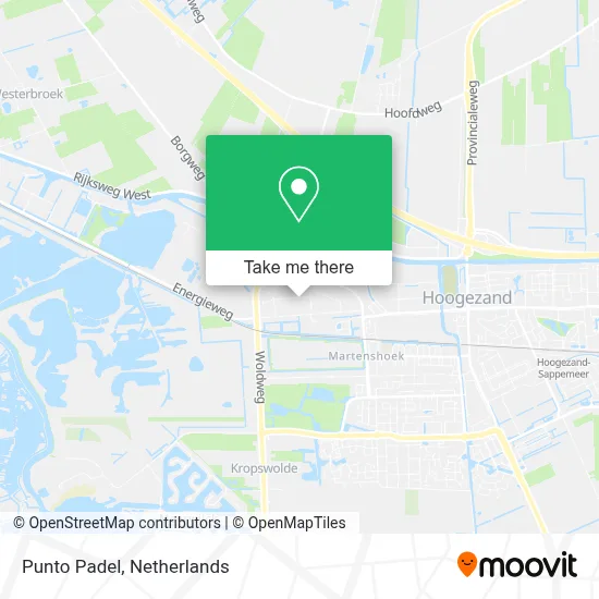 Punto Padel map