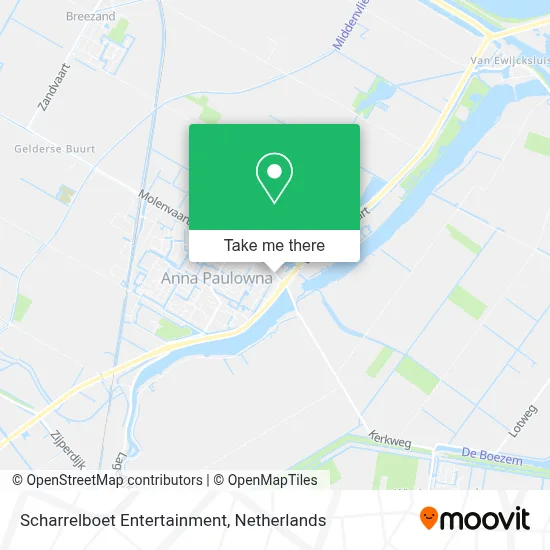 Scharrelboet Entertainment map