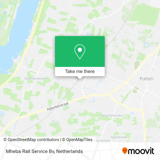 Mheba Rail Service Bv map