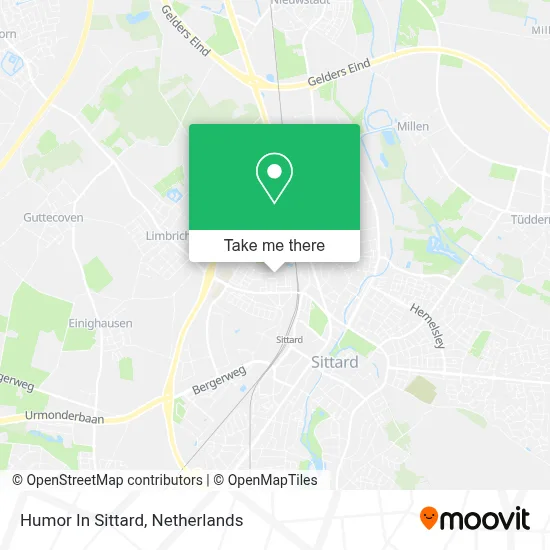 Humor In Sittard map