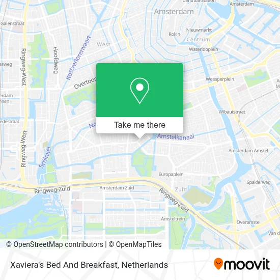Xaviera's Bed And Breakfast map