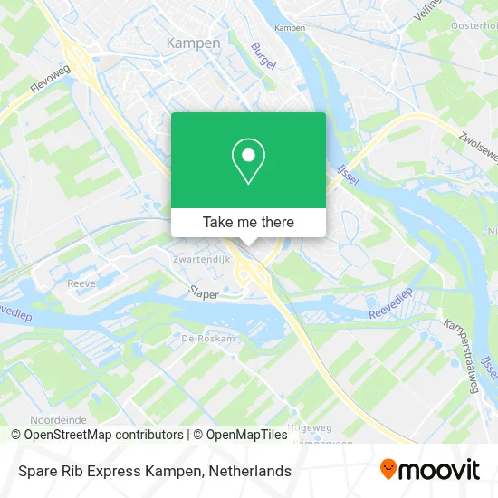 Spare Rib Express Kampen map